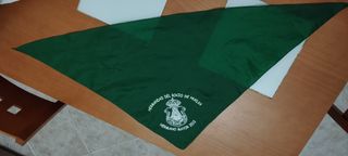 Pañuelo Hermandad de Huelva del Rocío + postal
