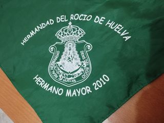 Pañuelo Hermandad de Huelva del Rocío + postal