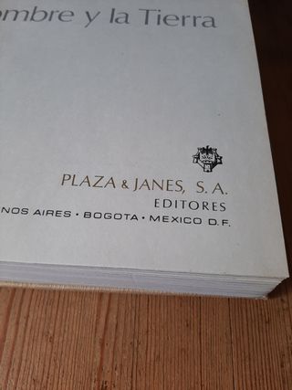 Libro el hombre y la tierra