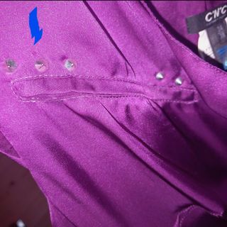 Abito al ginocchio C'N'C fucsia