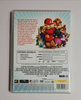 Lote Dvd Alvin y las ardillas 5€