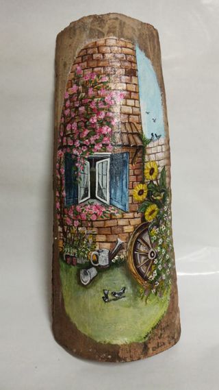 coppo dipinto a mano stile carretto siciliano