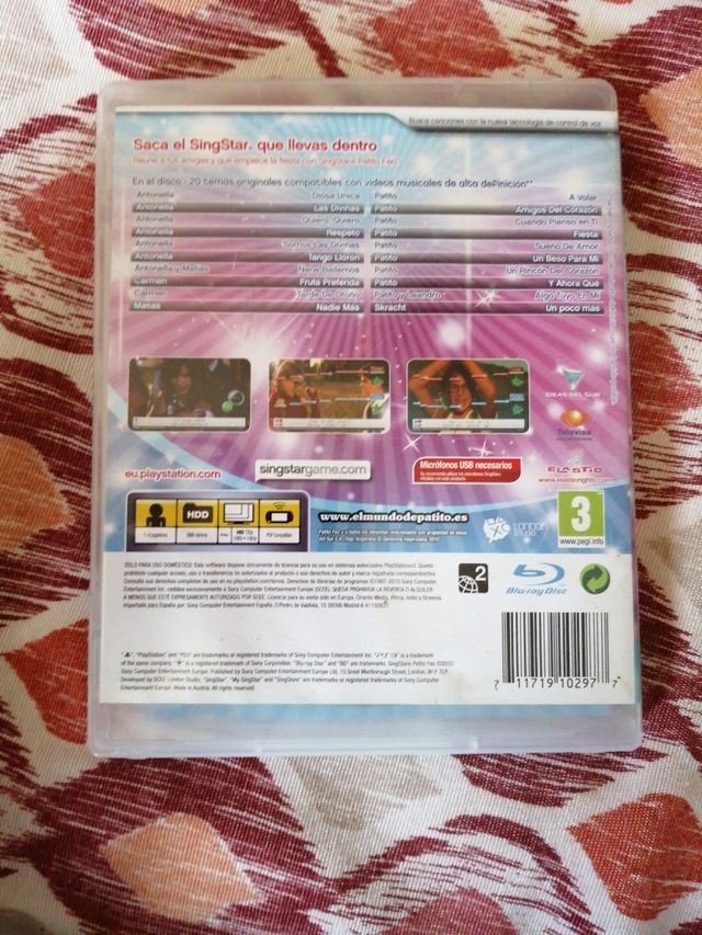 Singstar Patito Feo ps3