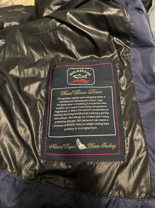 piumino naturale Paul & Shark