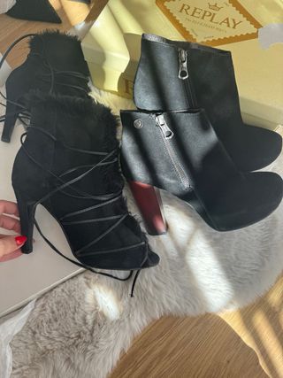 Botin elegante & Botin plataforma