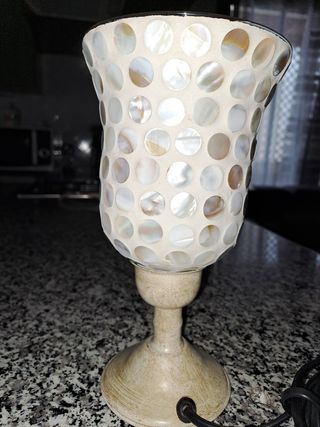 Lampada in madreperla