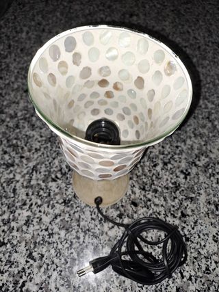 Lampada in madreperla