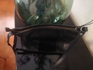 Bolso BIBA de piel y pelo animal 