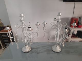 CANDELABROS DE FORJA.