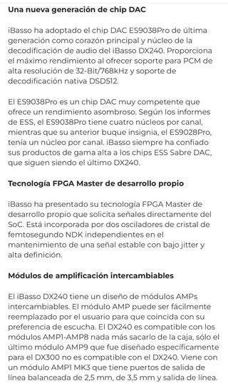 Reproductor Hi-Fi IBASSO DX240 con Android 11!!