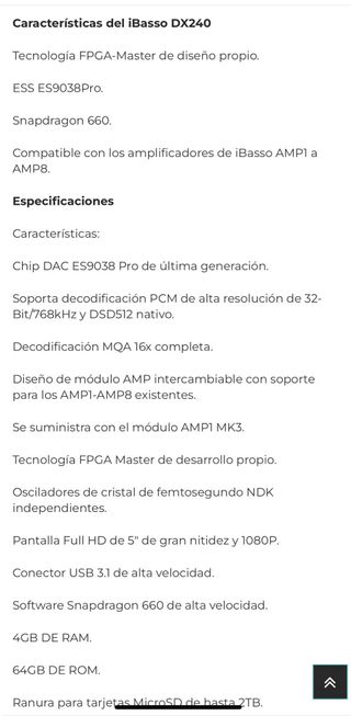 Reproductor Hi-Fi IBASSO DX240 con Android 11!!