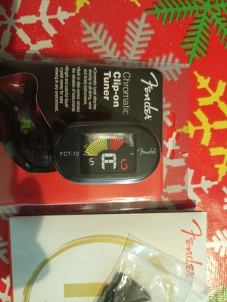 Sintonizador de guitarra eléctrica fender