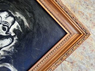 TENEBROSA PINTURA SOBRE CARTÓN FIRMADA NOSFERATU