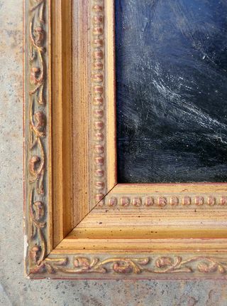 TENEBROSA PINTURA SOBRE CARTÓN FIRMADA NOSFERATU