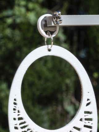 Pendientes de flamenca únicos.