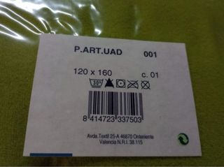 Manta Adolfo Dominguez 120x160 cms. NUEVA!!!