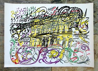 SERIGRAFÍA FIRMADA 8/250 MARGARITA S. CARREÑO