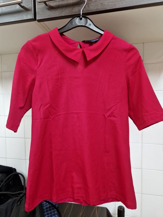 Blusa manga corta fresa