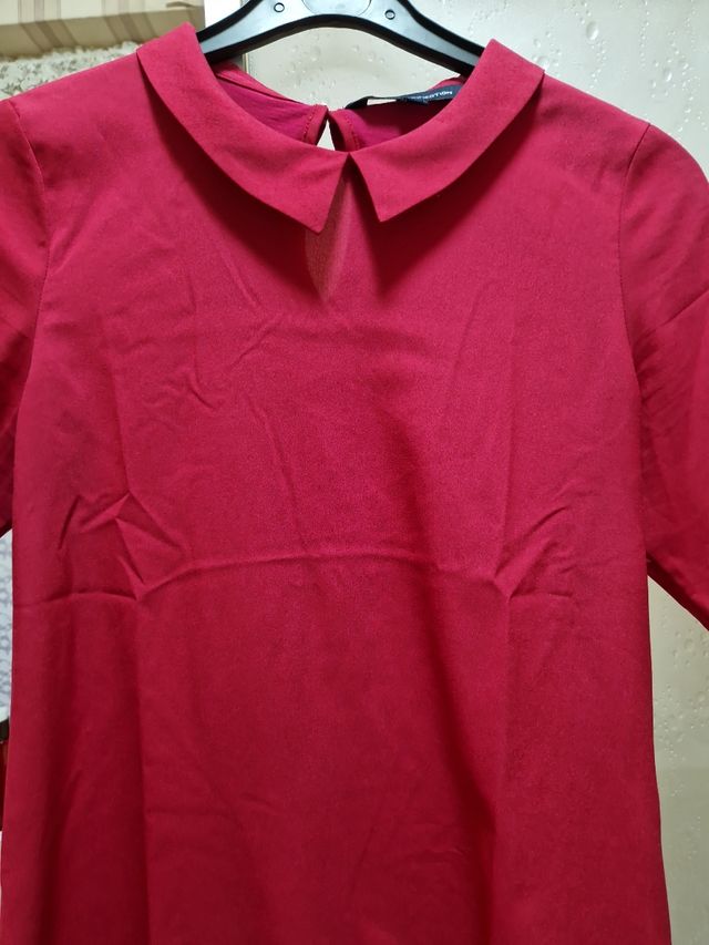 Blusa manga corta fresa