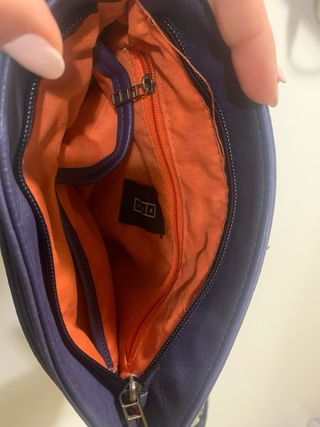 Bolso/bolso de mano MISAKO azul marino