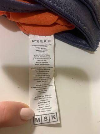 Bolso/bolso de mano MISAKO azul marino