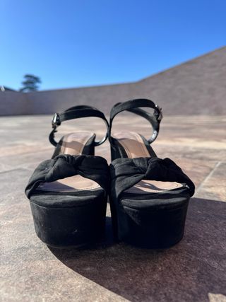 Sandalias negras talla 39