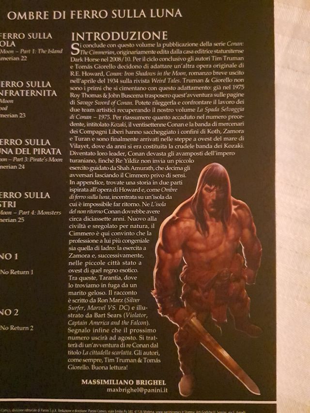 Conan il barbaro panini comics