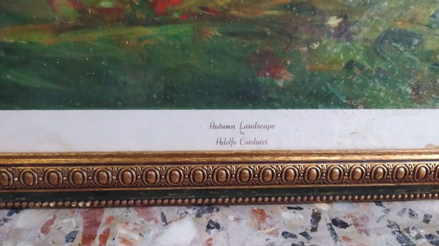cuadro pinturaAutumn Landscape by Adolfo Carducci