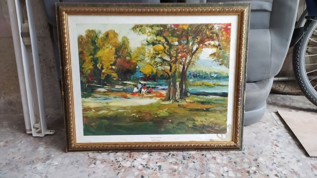 cuadro pinturaAutumn Landscape by Adolfo Carducci