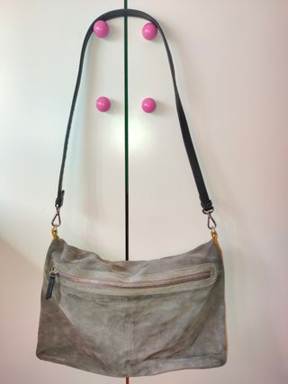 Bolso Zara trafaluc mostaza/ Verde