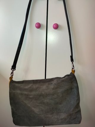 Bolso Zara trafaluc mostaza/ Verde