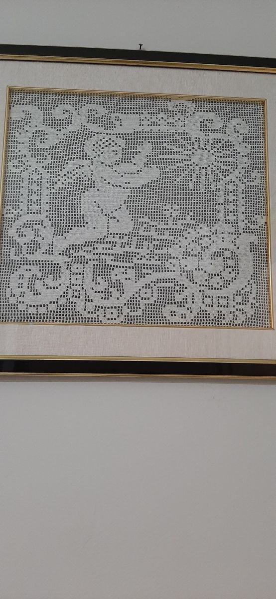 Bellissimo Quadro fatto a mano uncinetto