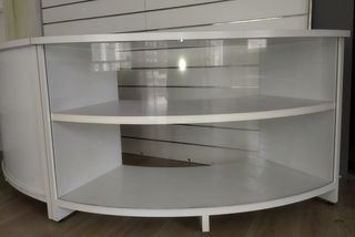 Mostrador curvo para comercio. Precio de los 2 ⏱️