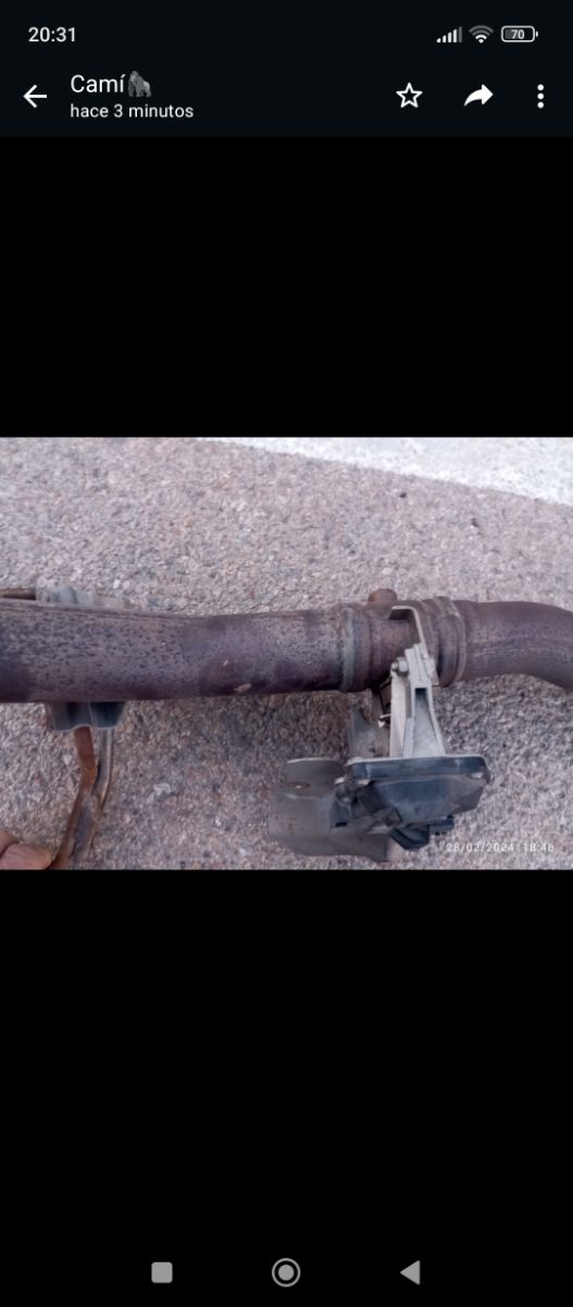 Tubo de escape Nissan juke