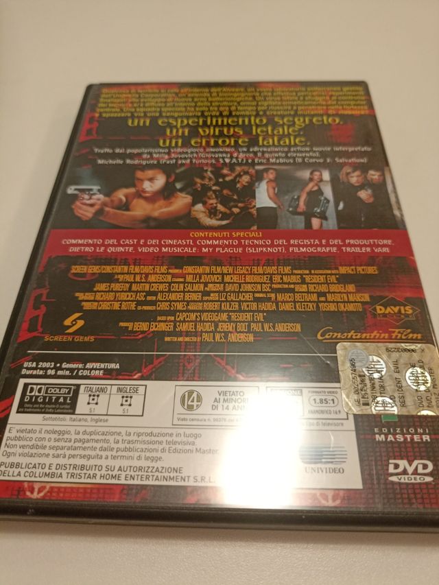 Dvd Resident evil