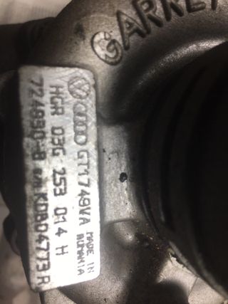 Turbo  2.0 grupo VAG