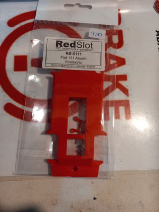Chasis Fiat 131 scalextric 3d redslot