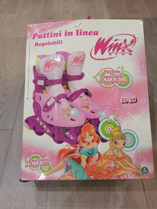 Pattini in linea regolabili tg.35-38