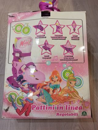 Pattini in linea regolabili tg.35-38