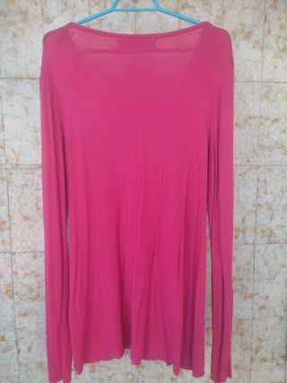Top manga larga Zara