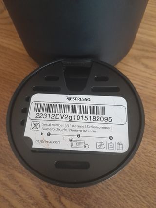 Cafetera nespresso vertuo