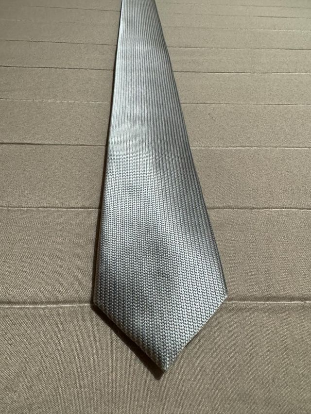 Cravatta stretta grigia uomo Giorgio Mariani