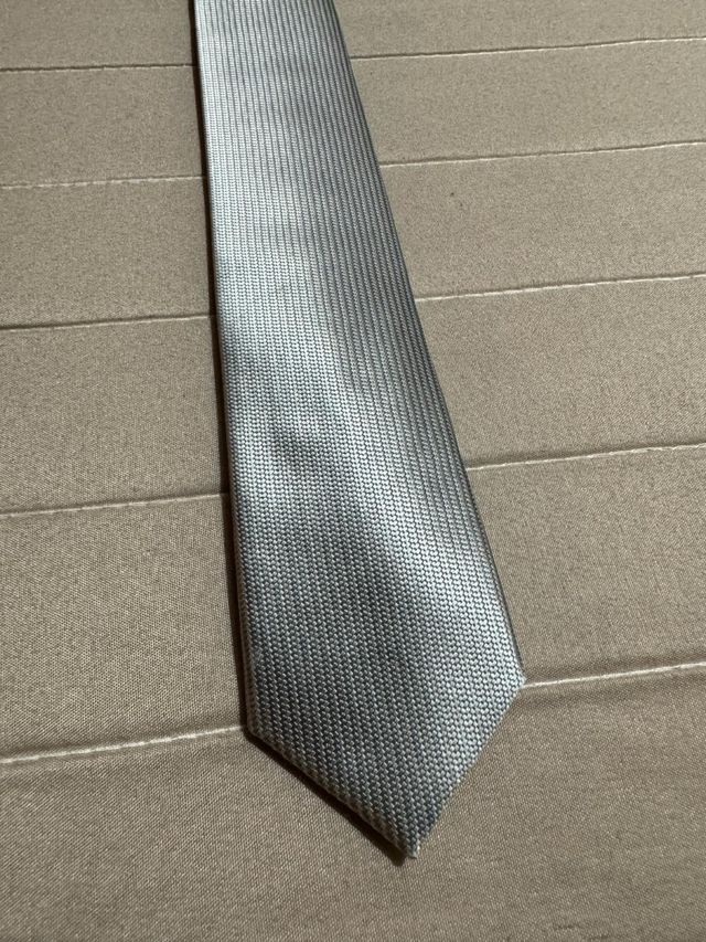 Cravatta stretta grigia uomo Giorgio Mariani