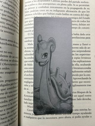 Marcapáginas, lapras, pokemon.