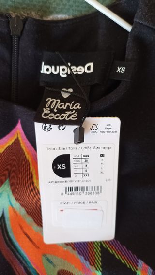Vestido María Escoté para Desigual 