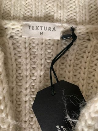  Abrigo de  lana punto Nuevo de Textura calido 