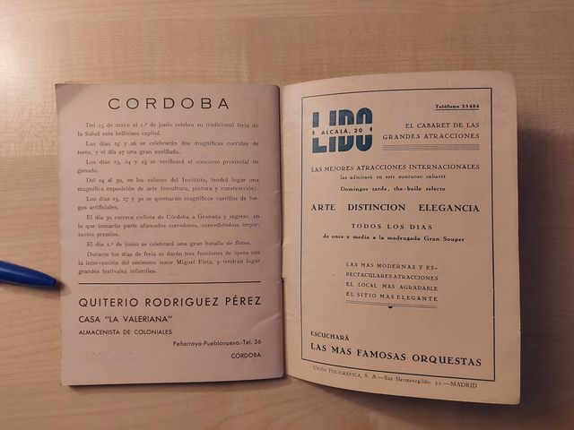 Revista España viandante. Año 1.935