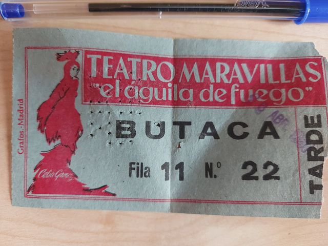 Teatro Maravillas. Celia Gámez. El Aguila de Fuego