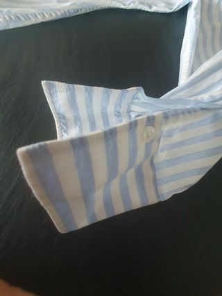 CAMISA AZUL-BLANCA DE CH