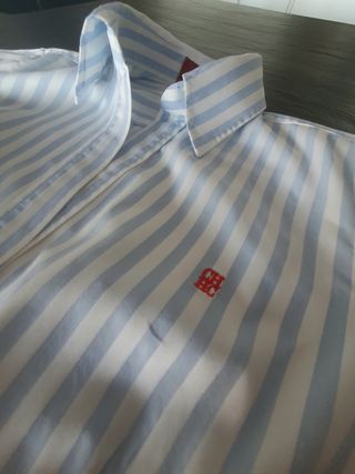 CAMISA AZUL-BLANCA DE CH